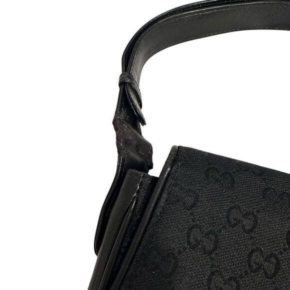 Gucci Black Shoulder Bag with Gold Hardware - Picture 7 of 13